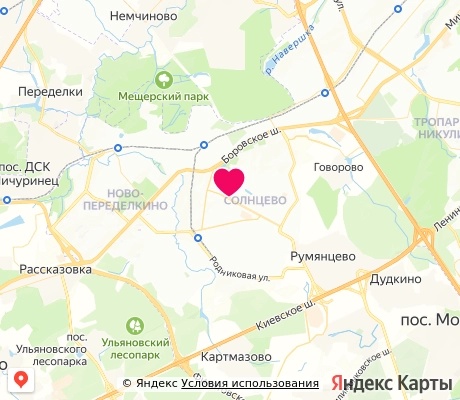 На карте