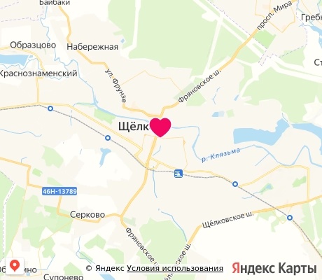 На карте