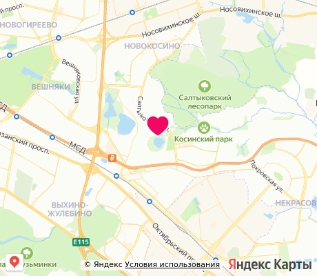 На карте