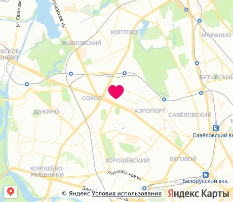На карте