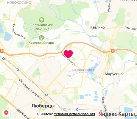 На карте