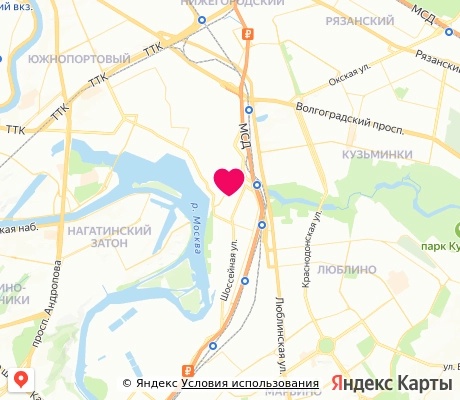 На карте