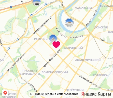 На карте