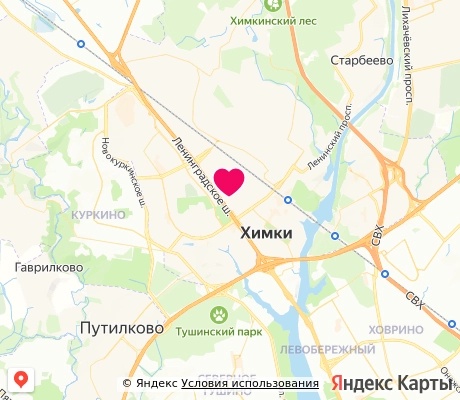 На карте