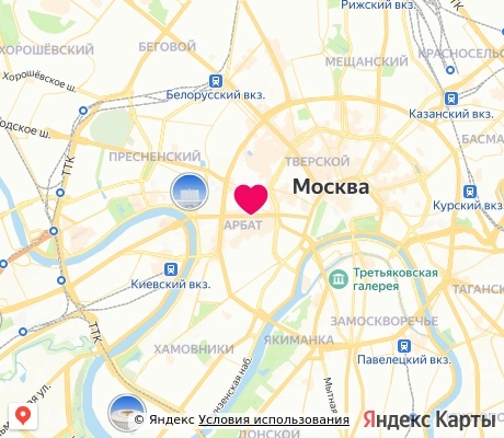 На карте