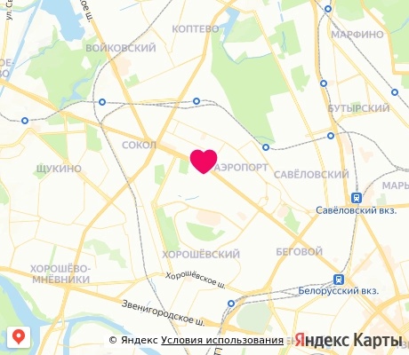 На карте