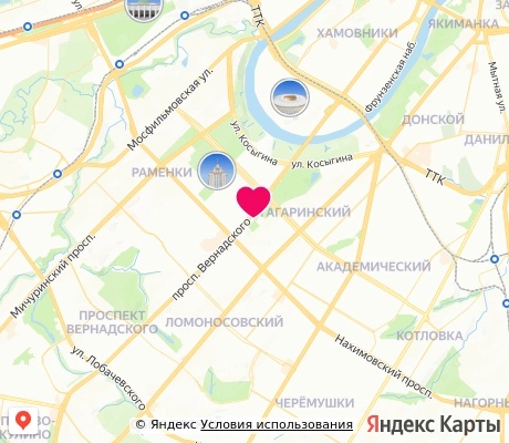 На карте