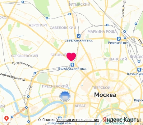 На карте