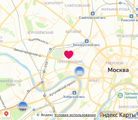 На карте
