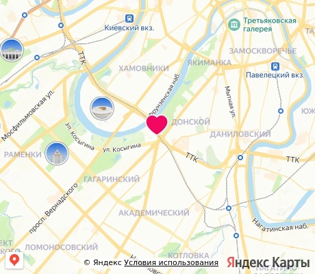 На карте
