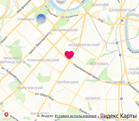 На карте