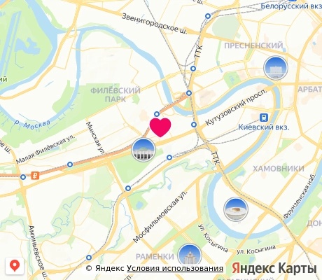 На карте