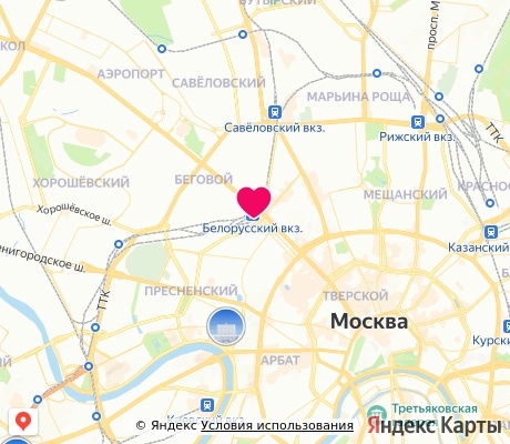 На карте