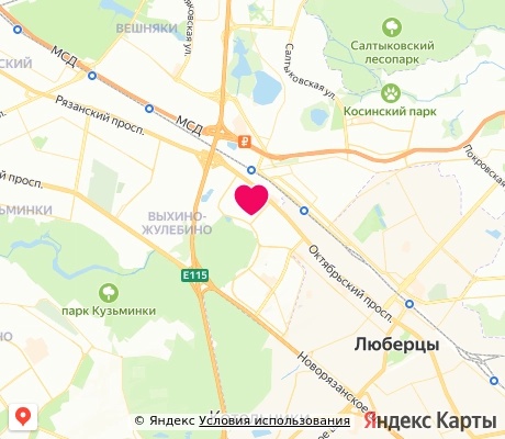 На карте