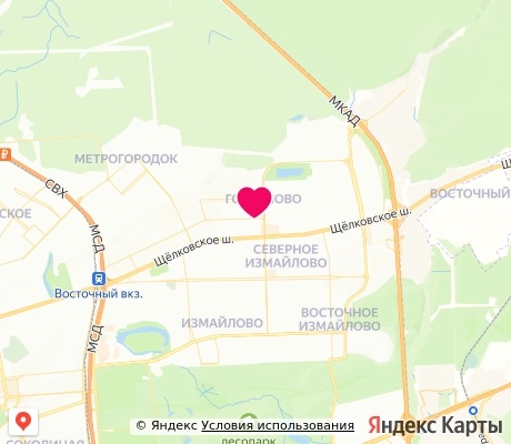 На карте