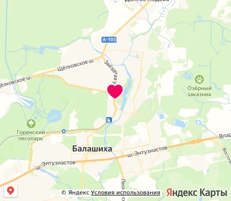 На карте
