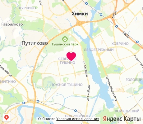 На карте