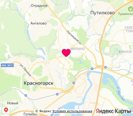 На карте