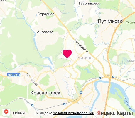 На карте