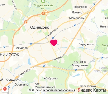 На карте