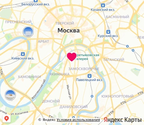 На карте