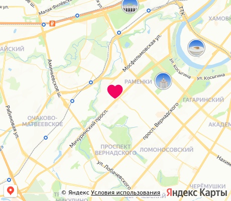 На карте