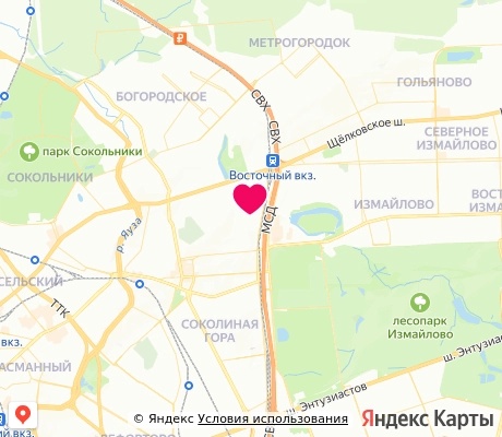 На карте