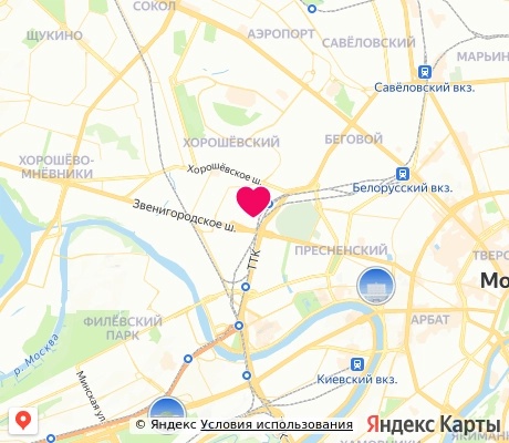 На карте
