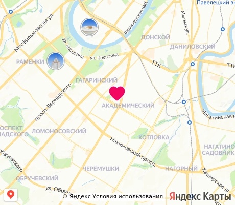 На карте