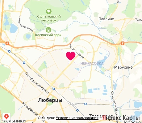На карте