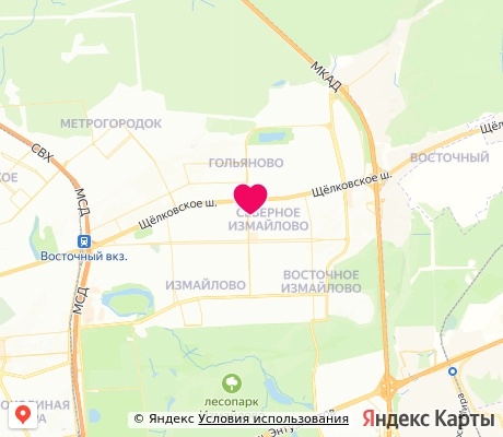 На карте