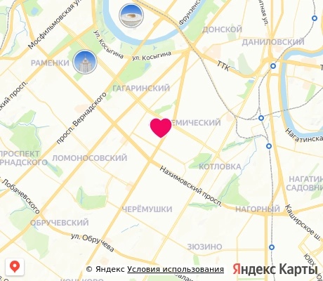 На карте