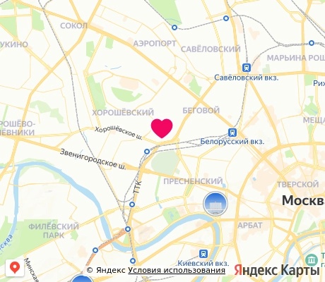 На карте