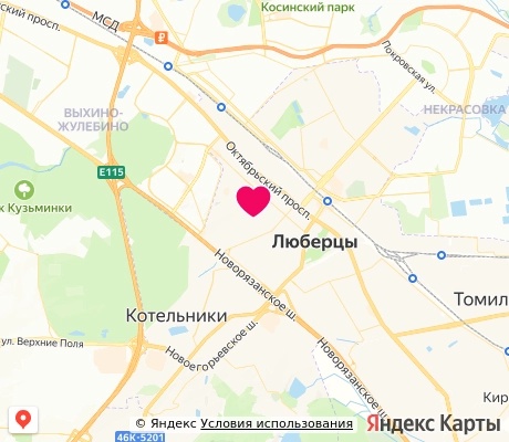 На карте