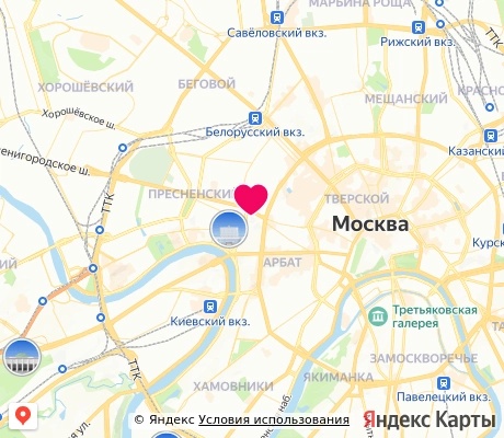 На карте