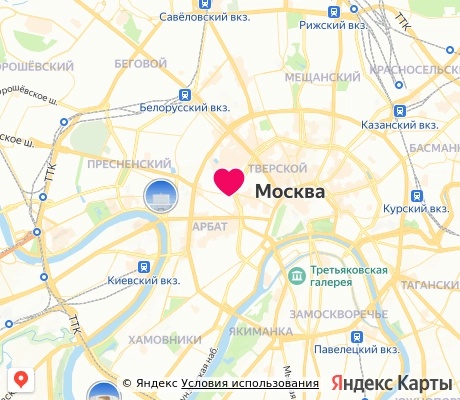 На карте