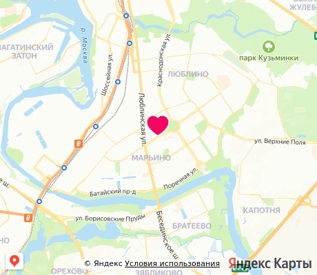 На карте