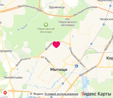 На карте