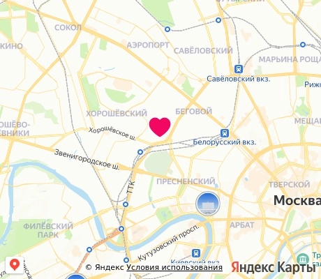На карте