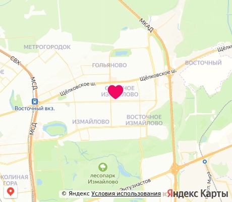 На карте