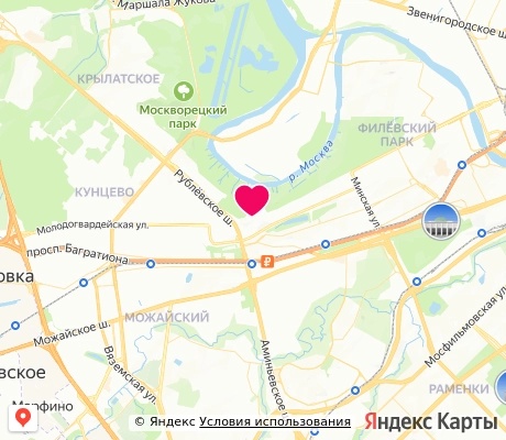 На карте