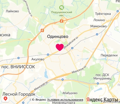 На карте