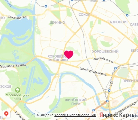 На карте