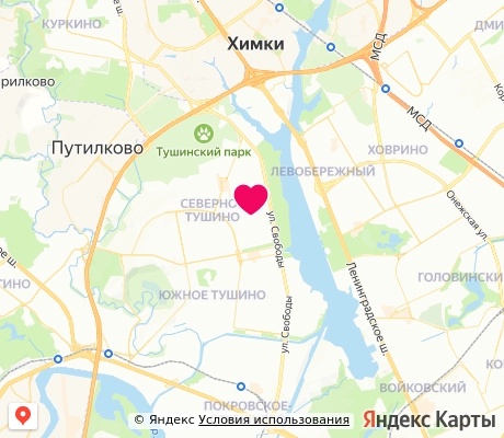 На карте