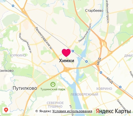 На карте