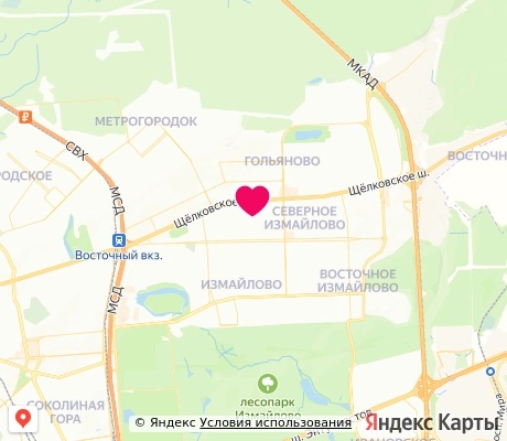 На карте