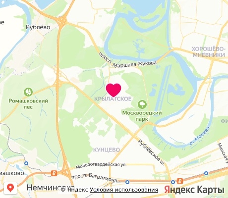 На карте