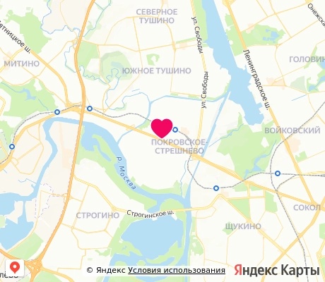На карте