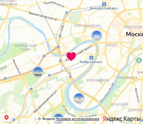 На карте