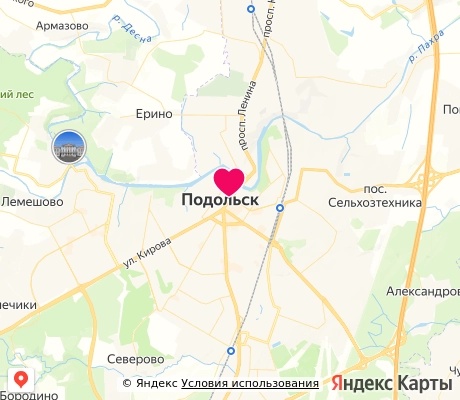 На карте